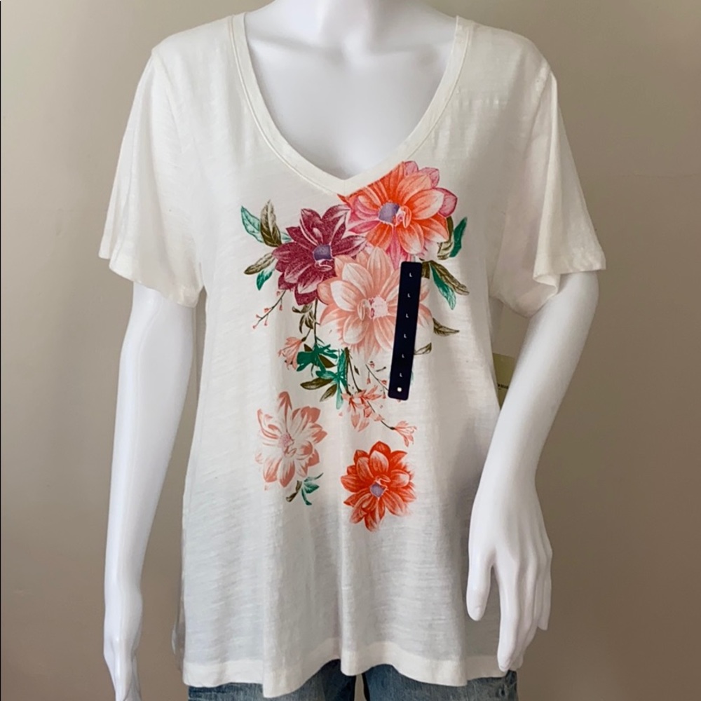 Lucky Brand Floral T-shirt